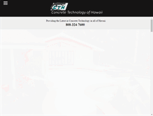 Tablet Screenshot of concretetechnologyhawaii.com
